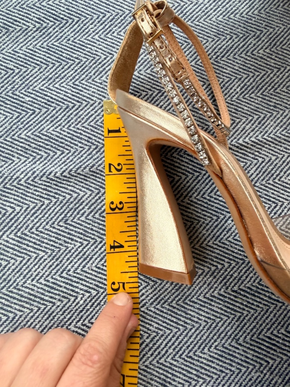 SCHUTZ -  Rhinestone Sandals - Picture 8 of 8